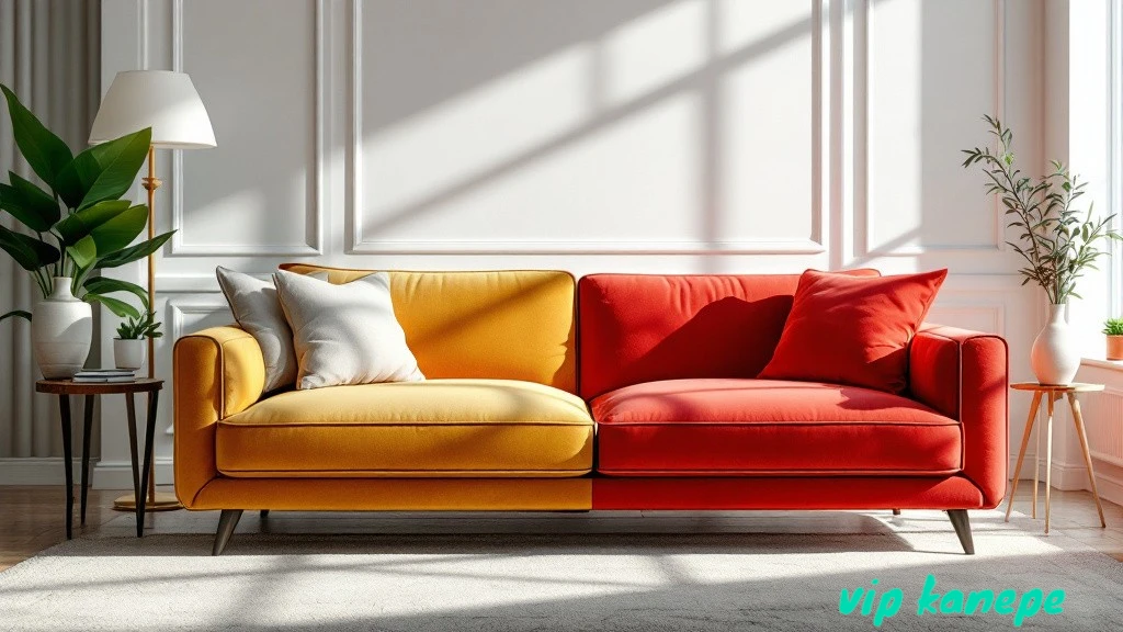 Güneşte solmuş koltuk kumaşı VIPKANEPE döşeme çözümü