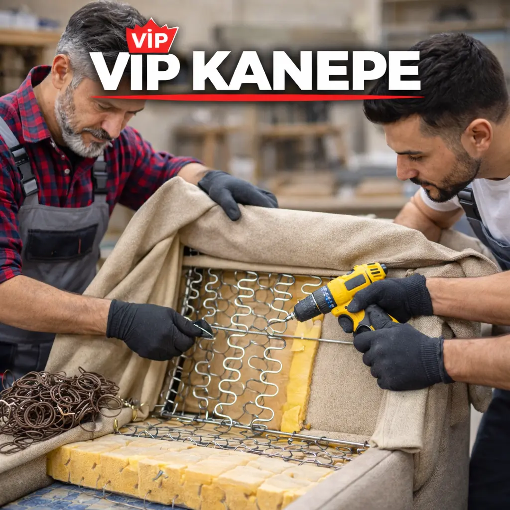 vipkanepe çekyat yay değişimi usta işçilik